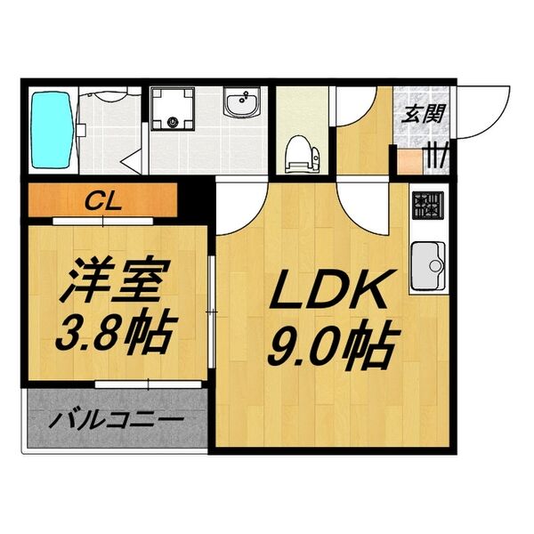 LECOCON刈谷Ⅱの間取り