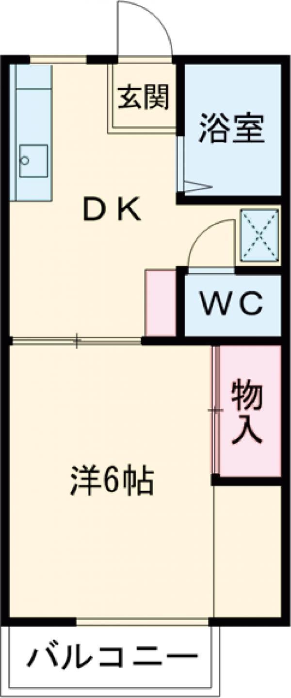 レーヴ衣笠の間取り