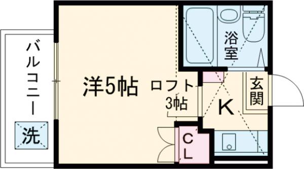メゾーネ平和台Ｂ棟の間取り