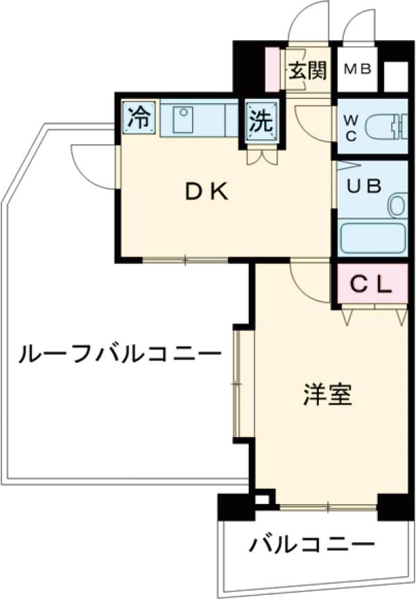 マイナビSTAYミライエ三軒茶屋ガーデンの間取り