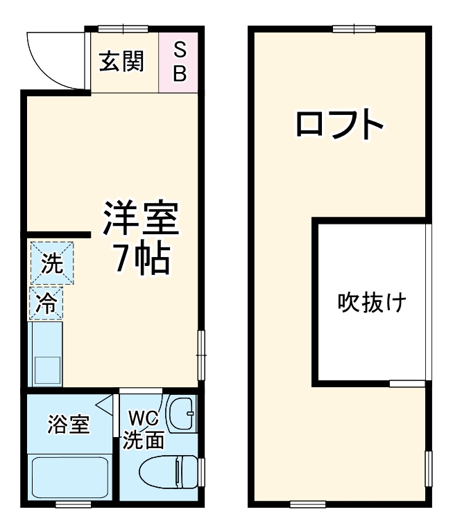 ISハイツの間取り