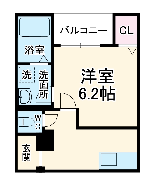 LE COCON 一宮Ⅹの間取り