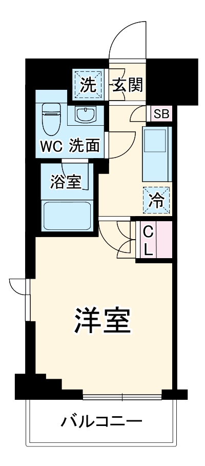 ルーブル横濱南太田弐番館の間取り