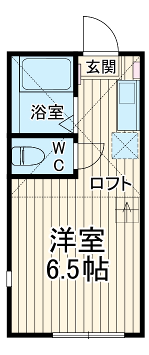 ユナイト星川パリセヴェイユの間取り