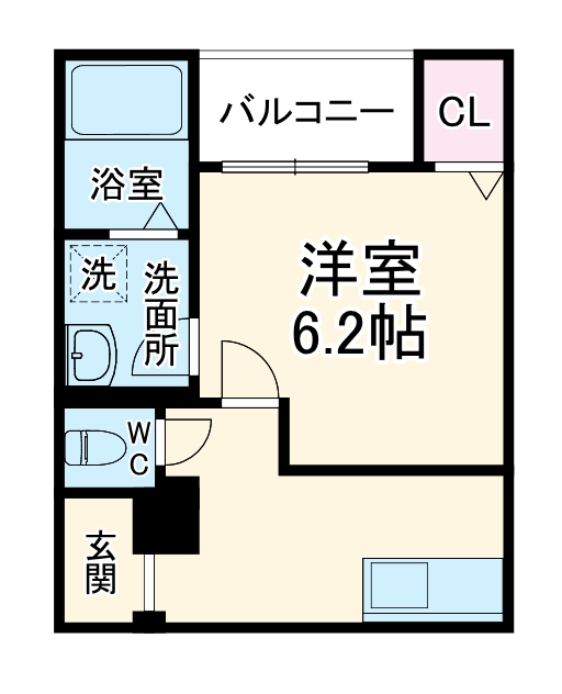 LE COCON 一宮Ⅹの間取り