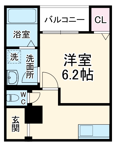 LE COCON 一宮Ⅹの間取り