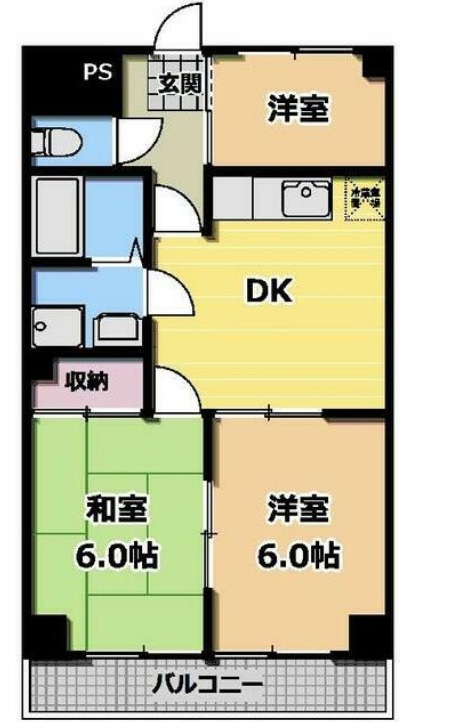 ヒゲナカビルの間取り