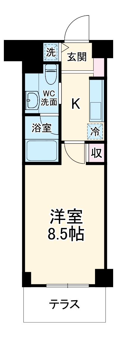 レジディア武蔵小杉の間取り