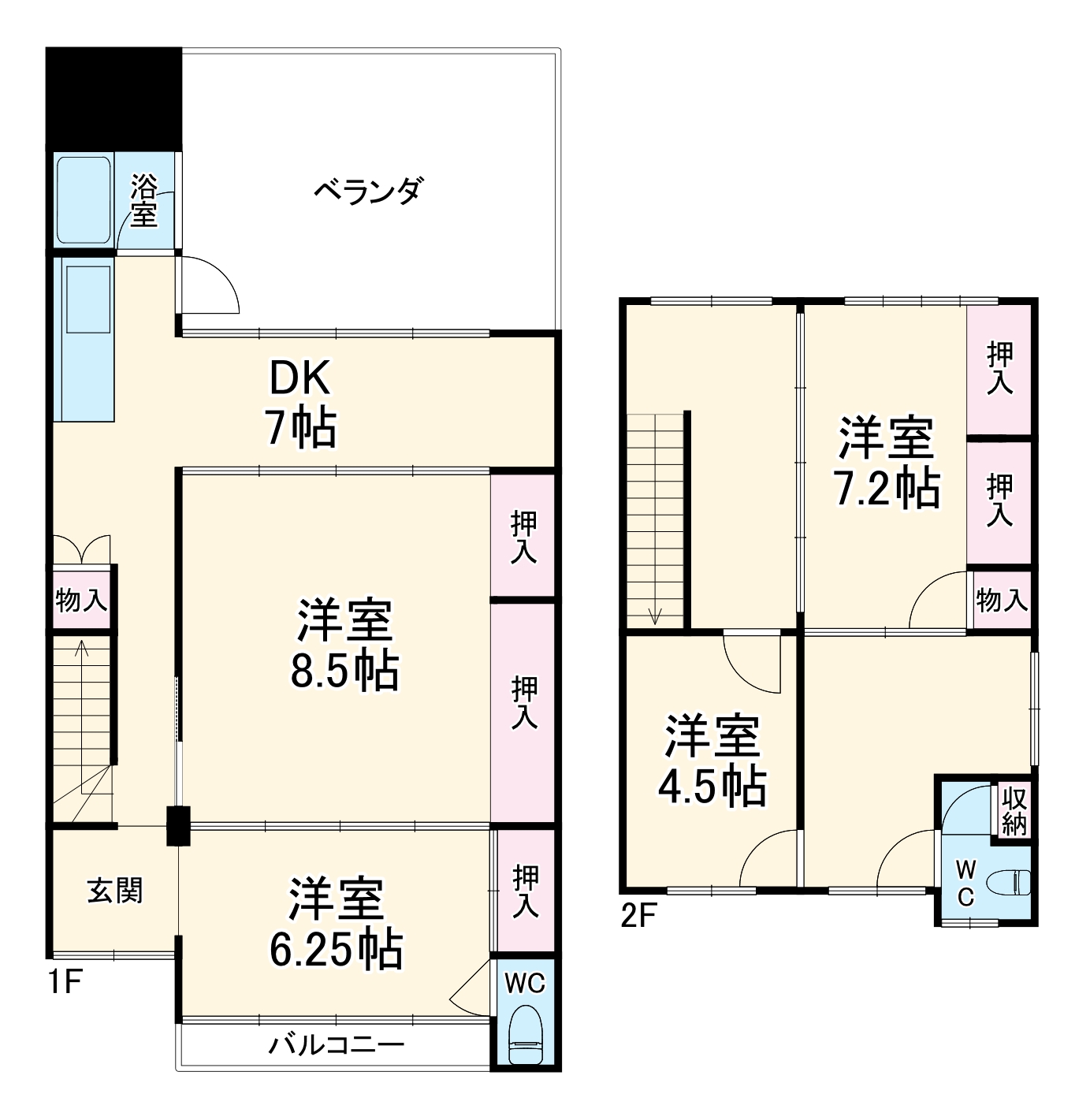 MINCA(上脇町2)の間取り