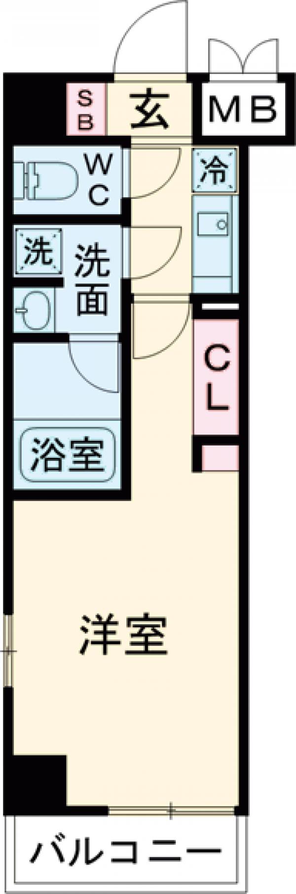 アルテカーサアリビエ東京イーストの間取り