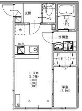 KEIAI RESIDENCE 北戸田Ⅳの間取り