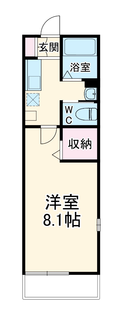 フラットおおたかの森の間取り