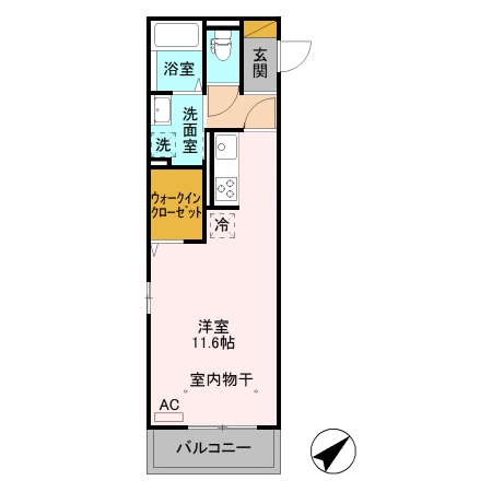 ココタリアⅡ Aの間取り