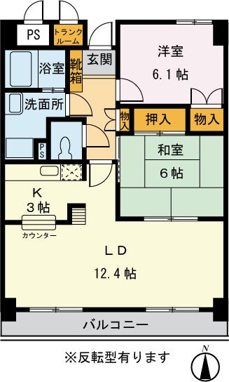 ライブ・トピア寺町の間取り