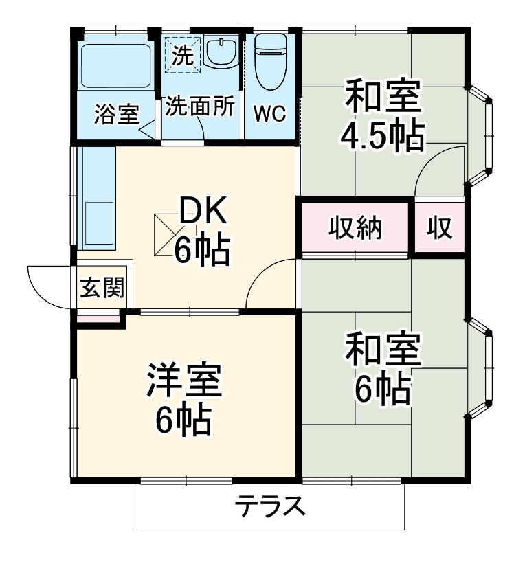 コーポ相原の間取り