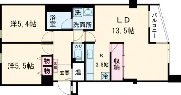 パレ二子玉川の間取り