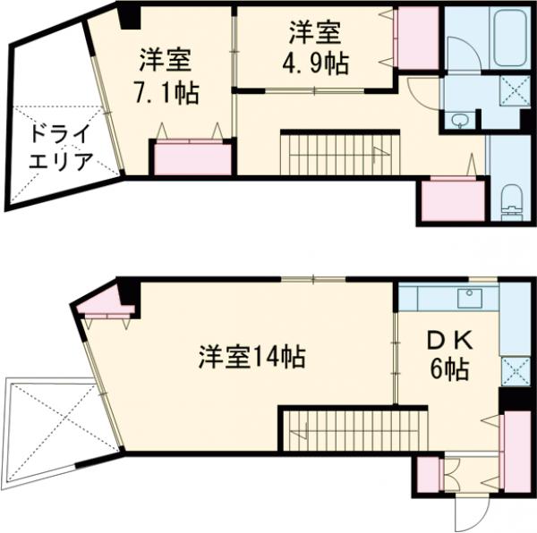 GrandStory用賀2の間取り