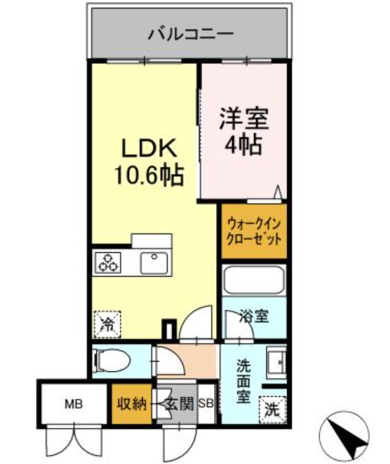 ゲートレジデンス鶴見の間取り