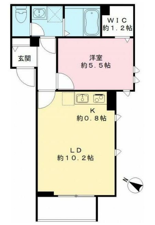 カームコートKの間取り