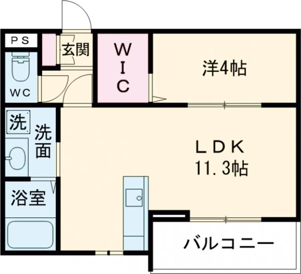 RAFFINE上戸祭の間取り