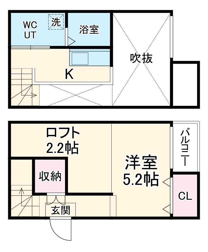 ベーネ明治の間取り