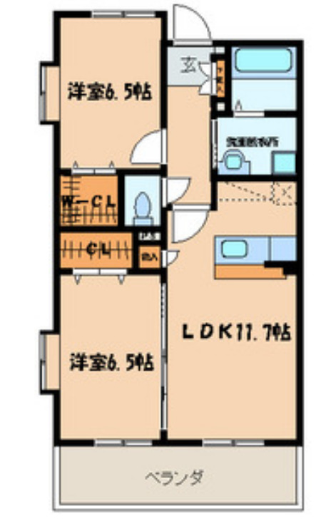 フォレストヴィラ若宮の間取り