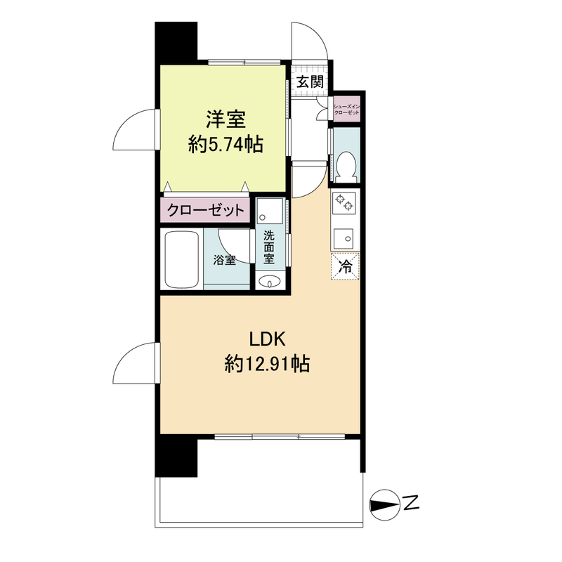 Dimus福島の間取り