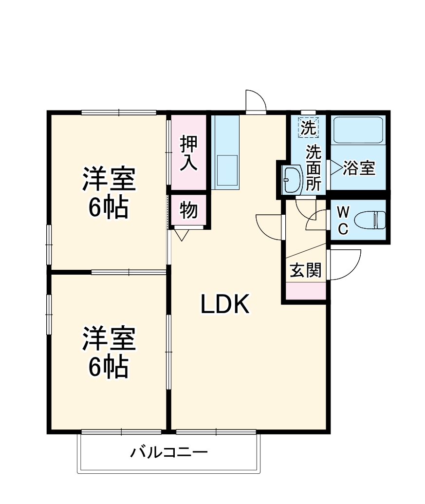 ハイツ熊谷の間取り