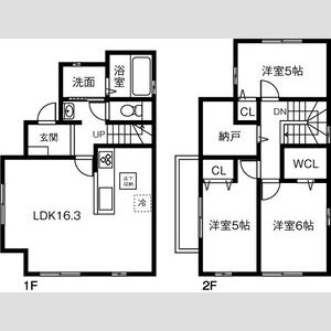 Land court 尾張旭駅Cの間取り