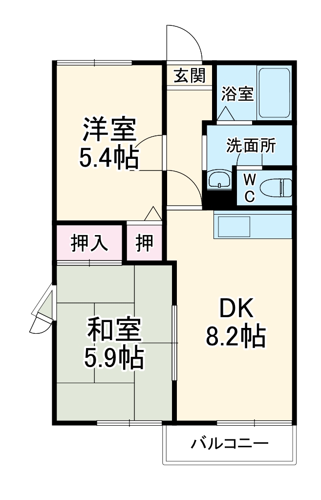 アペックスセフィラの間取り