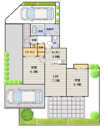 ファーストシティ立川E棟の間取り