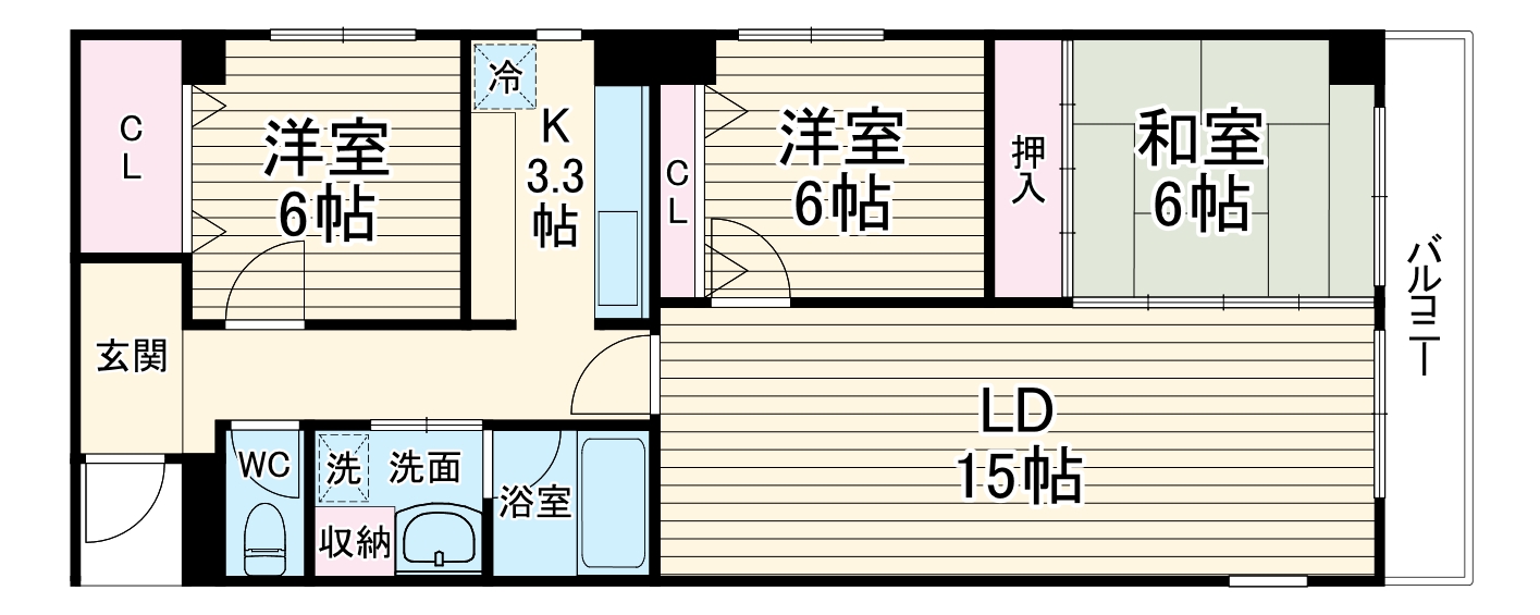 幕張台パークレジデンスの間取り