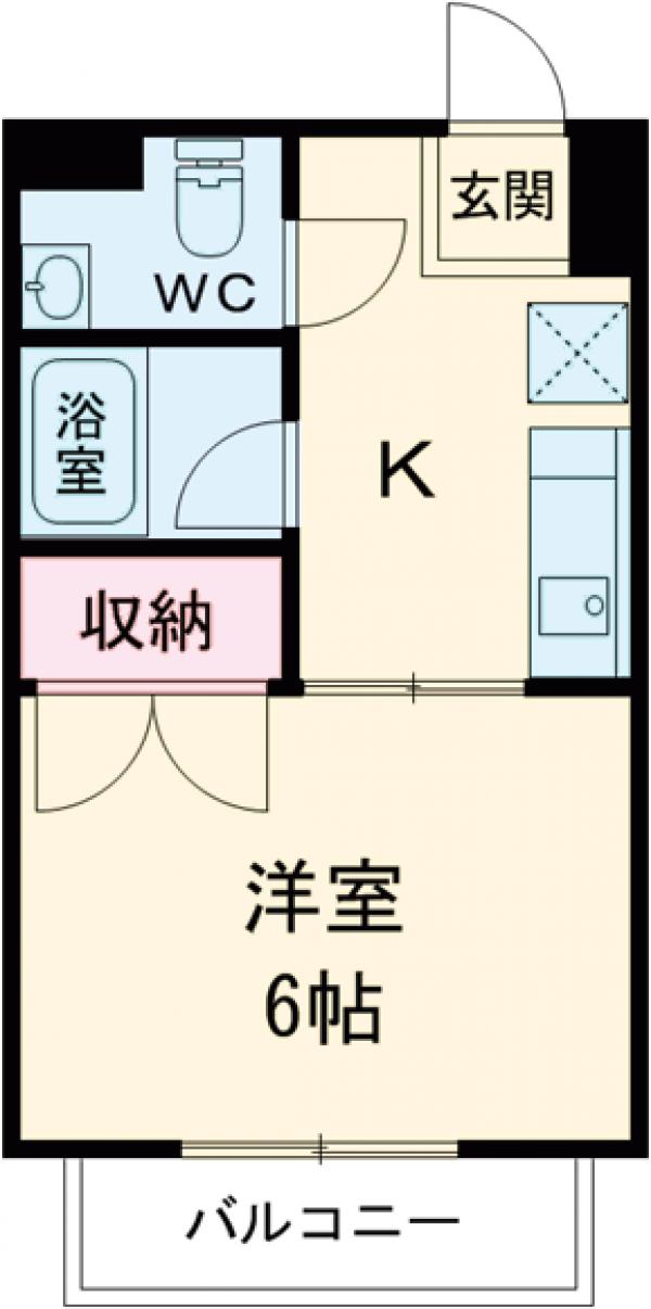 カーサデフローラⅡの間取り