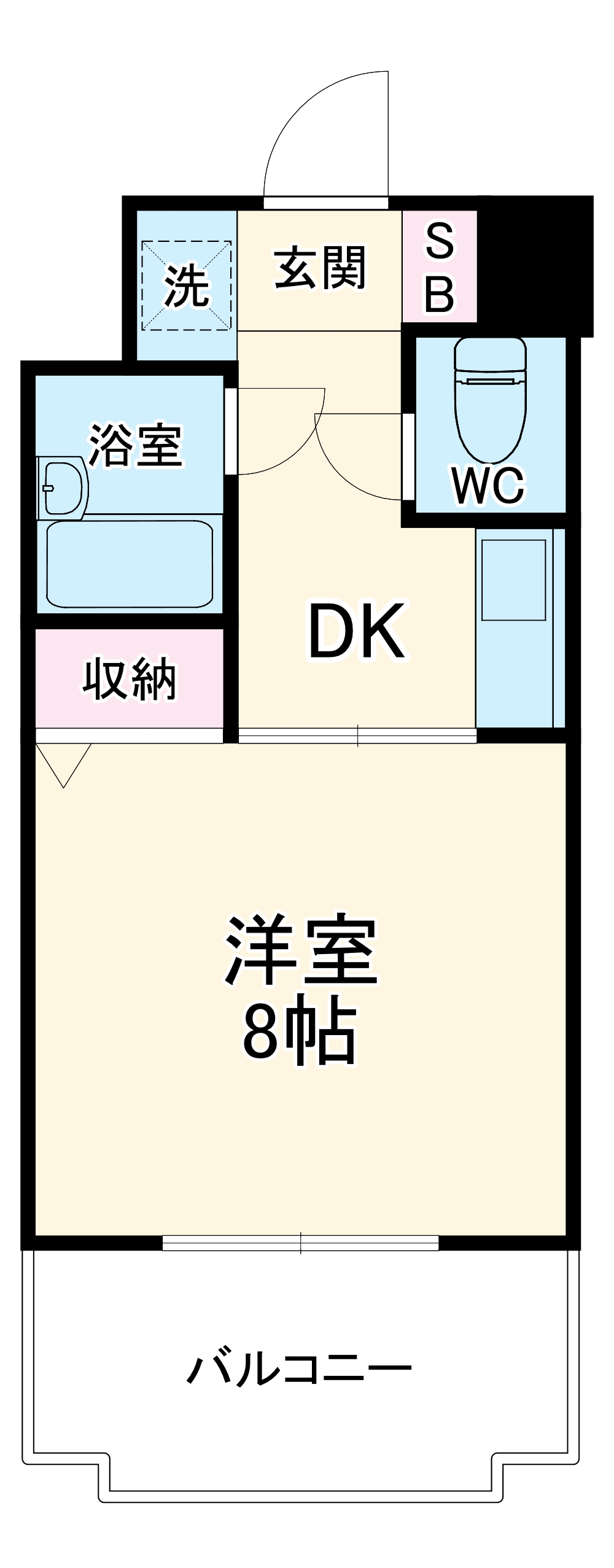 ダイアパレス上社第三の間取り