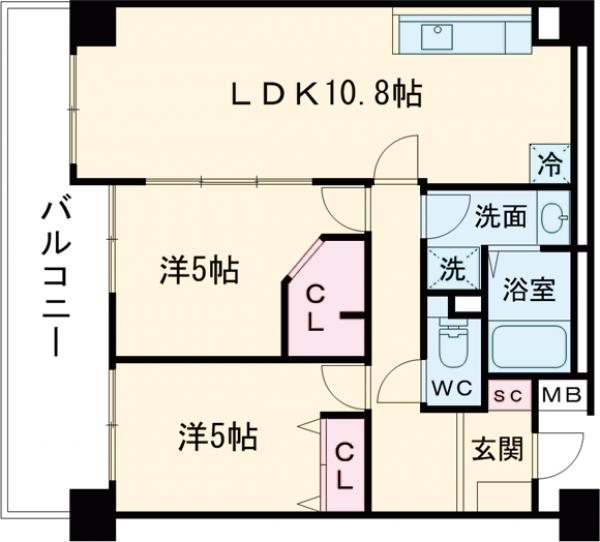 コンフォリア西荻北の間取り