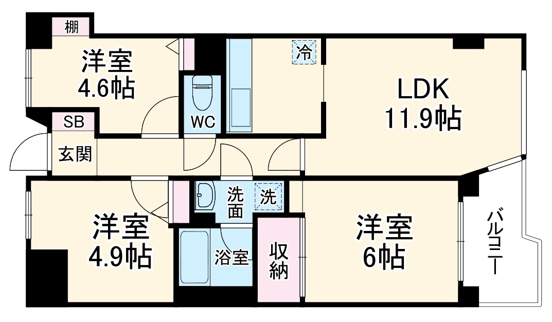ファーストパレス与野本町の間取り