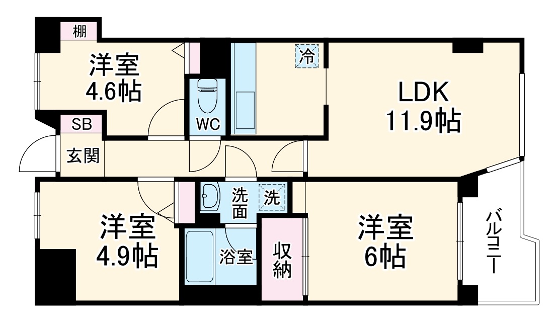 ファーストパレス与野本町の間取り