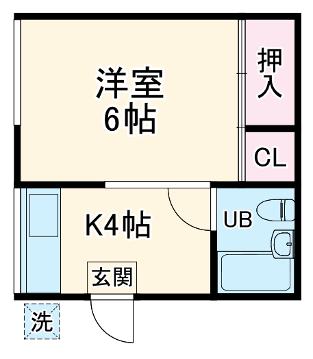 コーポゆりの間取り