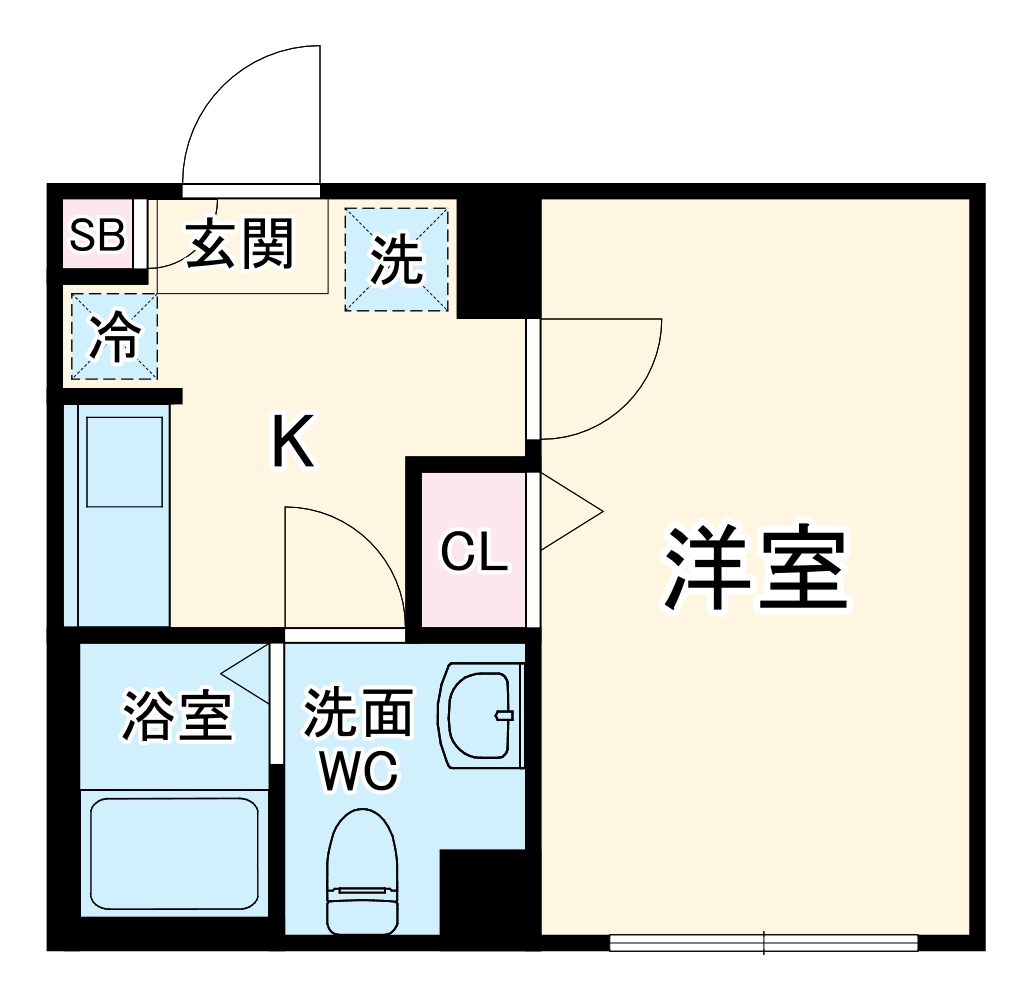 Glenwood浦和の間取り
