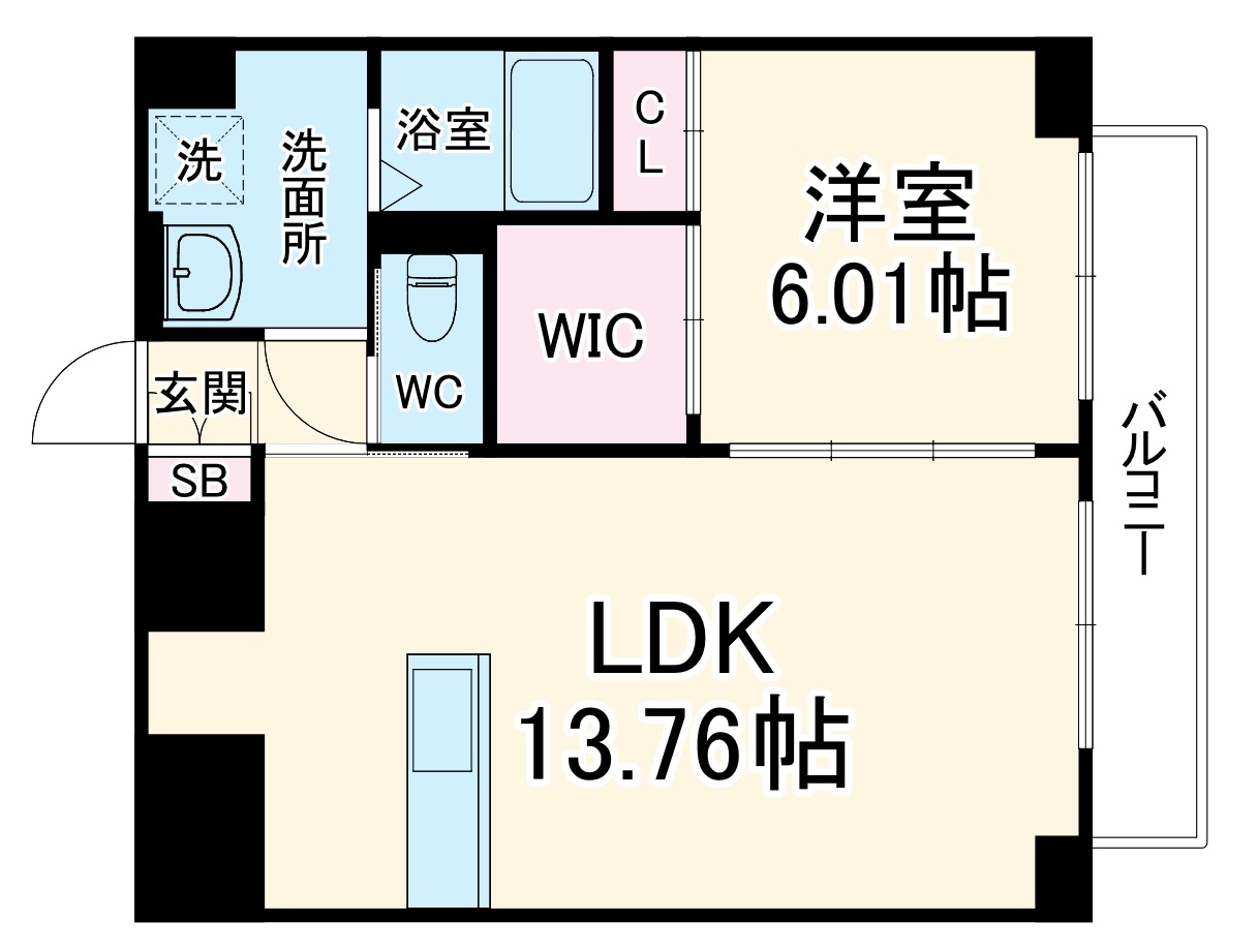 En Nakazakiの間取り