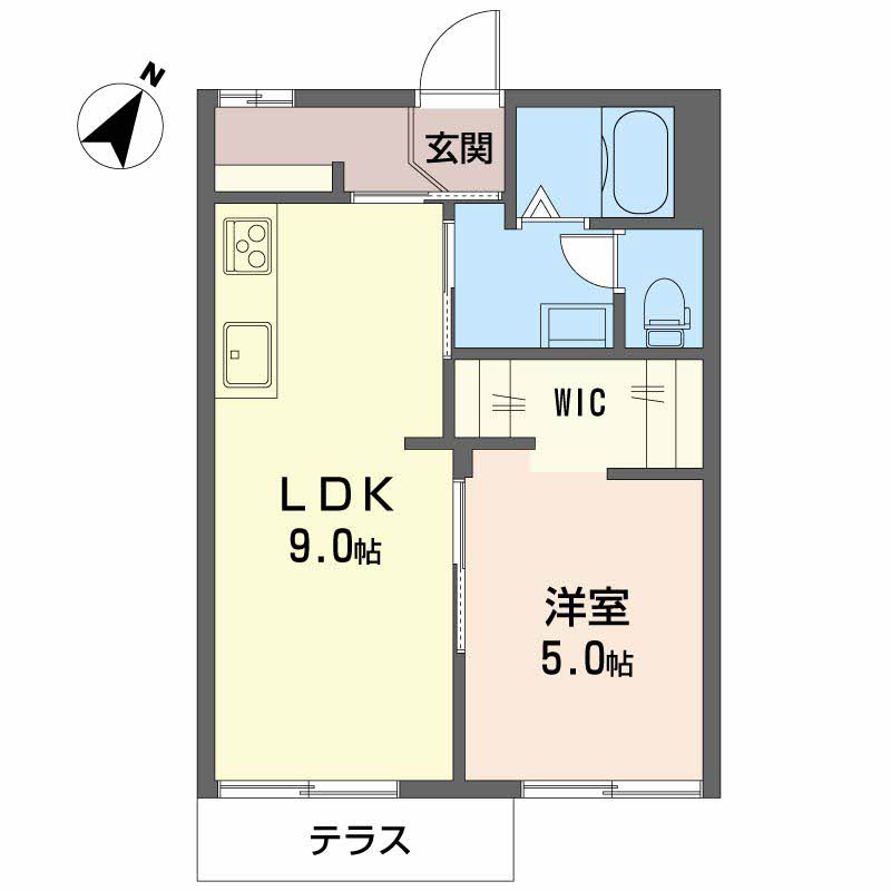 フレグランススズキAの間取り