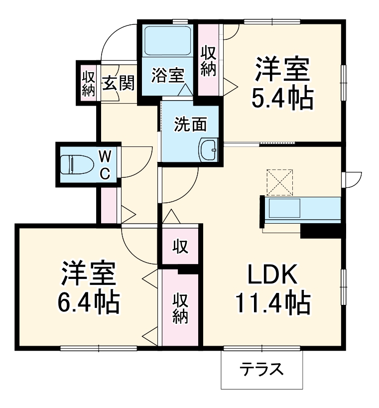 プレジール湘南の間取り