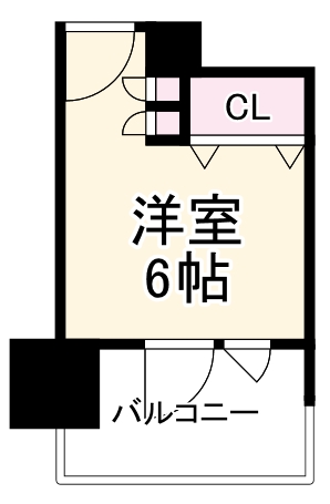 ロイヤルパークスERささしま D-room share ささしまの間取り