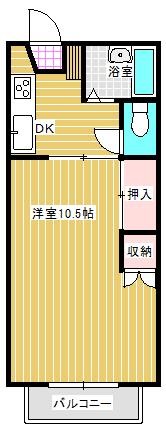 セジュール新南新屋の間取り
