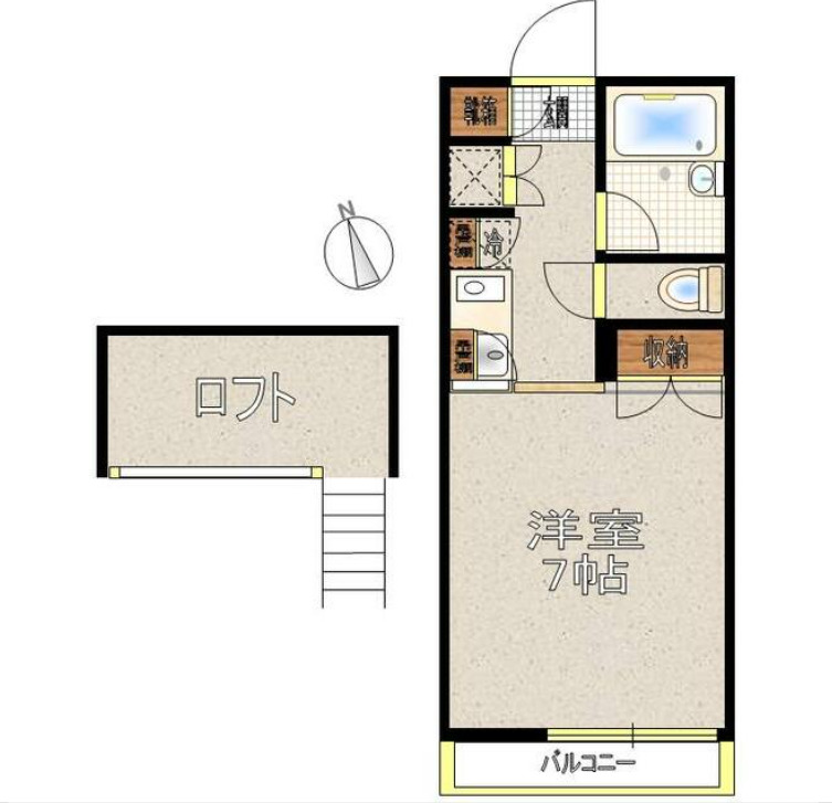 コーストハウスの間取り