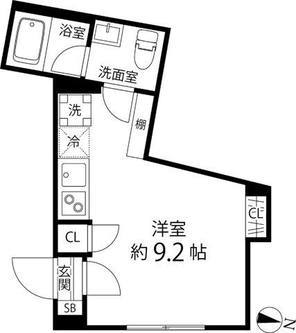 T's garden中落合(旧Grande Nakaochiai)の間取り