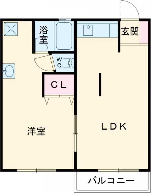 プレンティーライフAの間取り