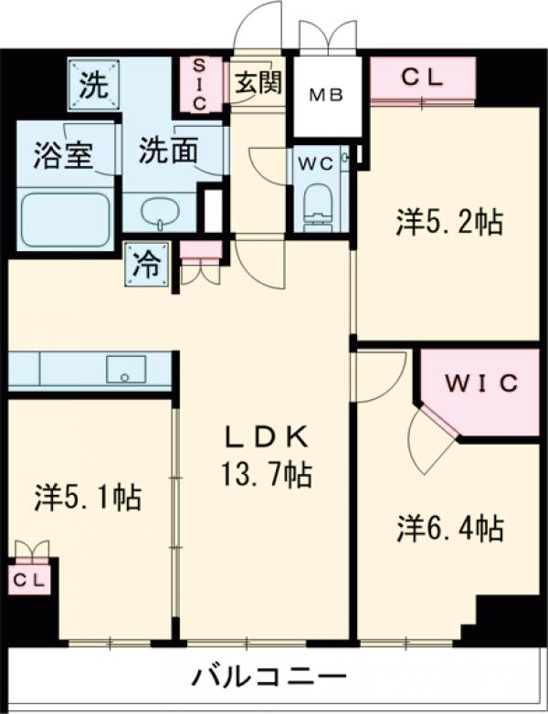 モディア文京目白台の間取り