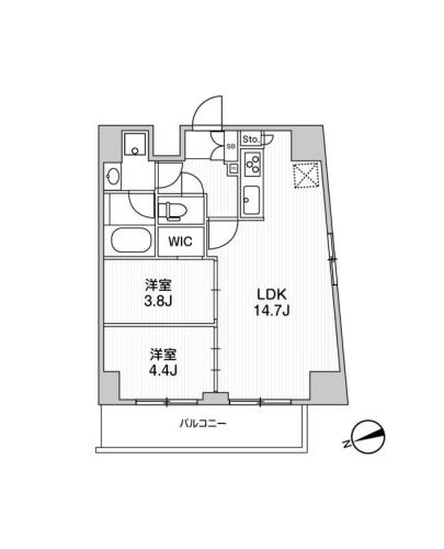 リテラス南千住サウスの間取り
