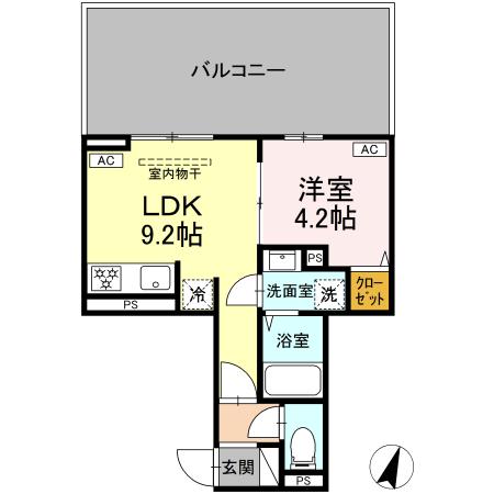 セレスティア鷺宮Ⅱの間取り